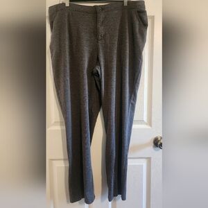 Lee Women's Charcoal Knit Stretch Pants